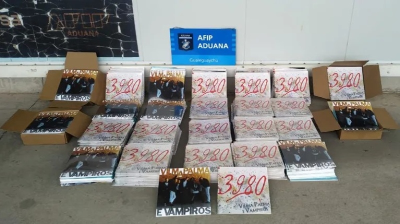 Sorpresa en la Aduana: secuestraron 500 discos de Vilma Palma