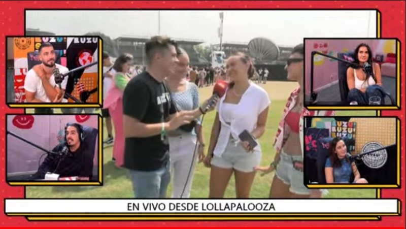 Móvil en vivo desde la apertura del Lollapalooza 2023!