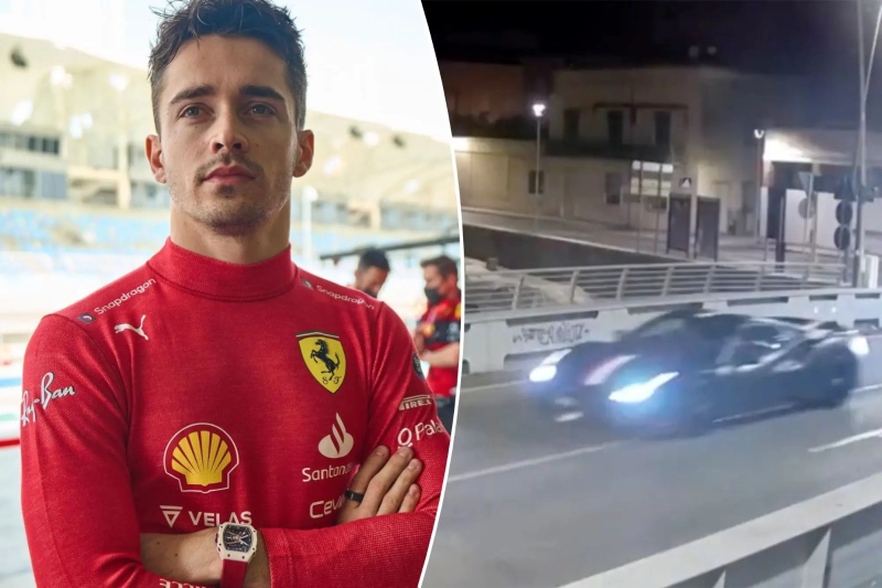 Video: le robaron un reloj de más de USD$2 millones a Charles Leclerc y salió a perseguirlos