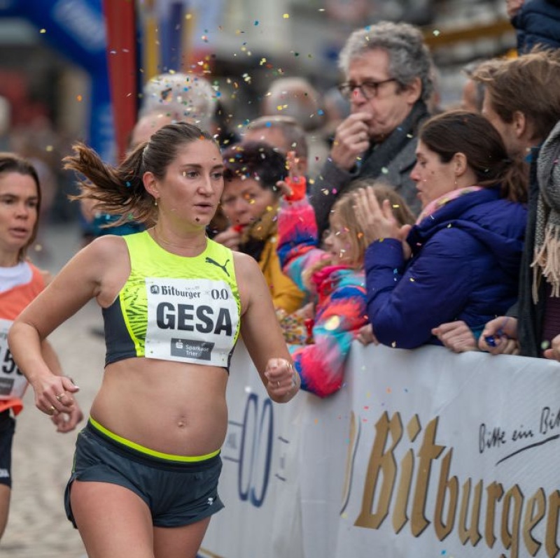 Una atleta corrió embarazada y quiere estar en los Juegos Olímpicos de París 2024