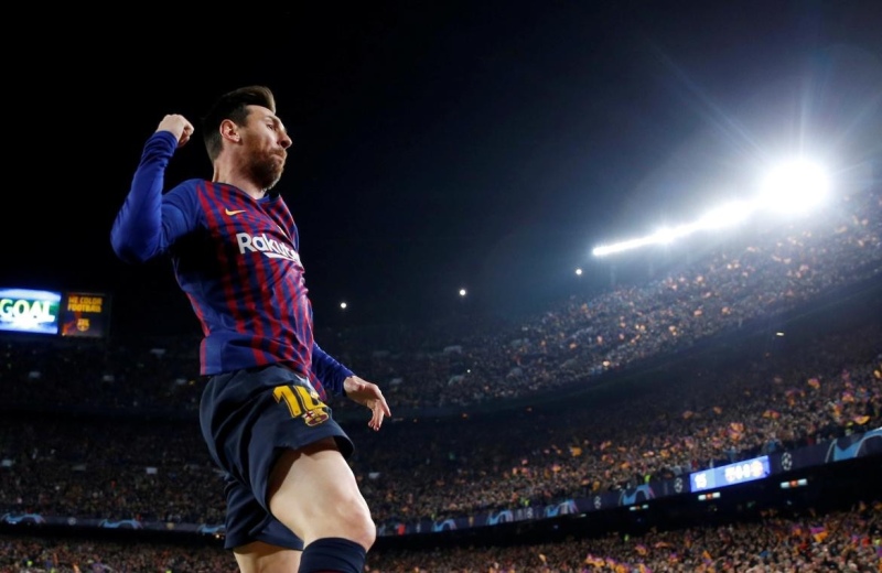 Video: los hinchas del Barcelona piden por Messi en el minuto 10 del clásico ante el Real Madrid