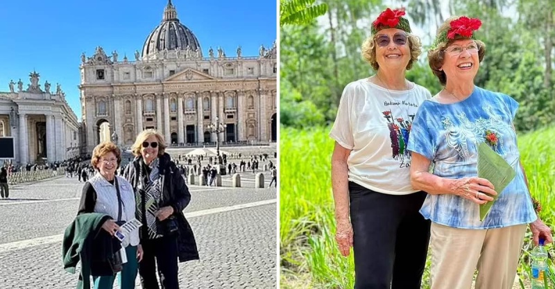 Dos mujeres de 81 años dieron la vuelta al mundo