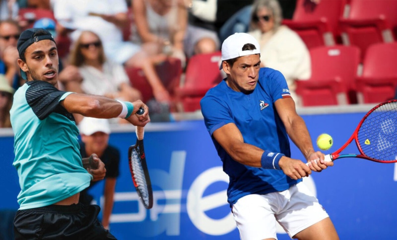 Cerundolo y Báez jugaron los cuartos de final del ATP 250 de Lyon, ¿cómo les fue?