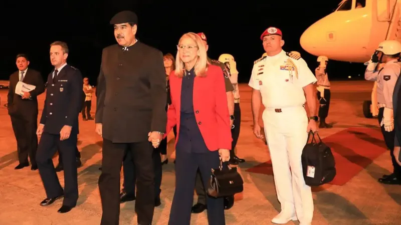 Nicolás Maduro llegó a Brasil para participar de una reunión entre presidentes