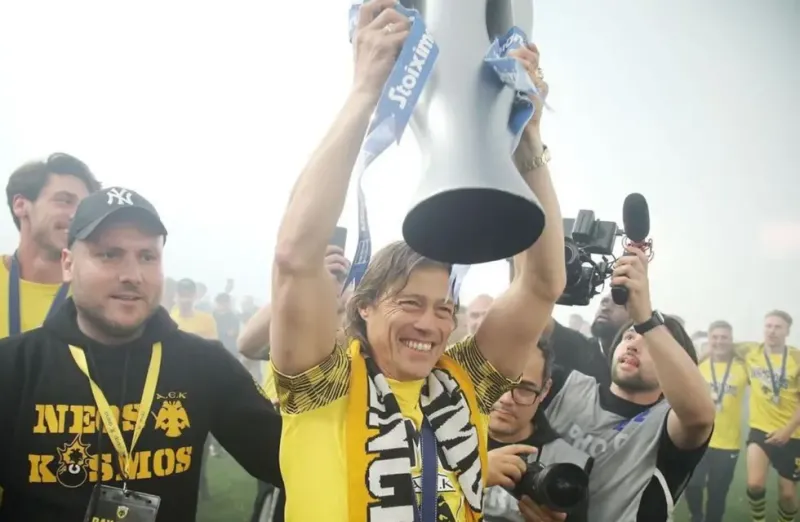 Matías Almeyda fue campeón en Grecia