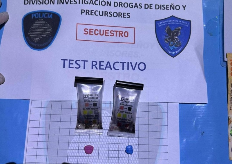 Secuestraron pastillas de éxtasis con la cara de Messi en Puerto Madero