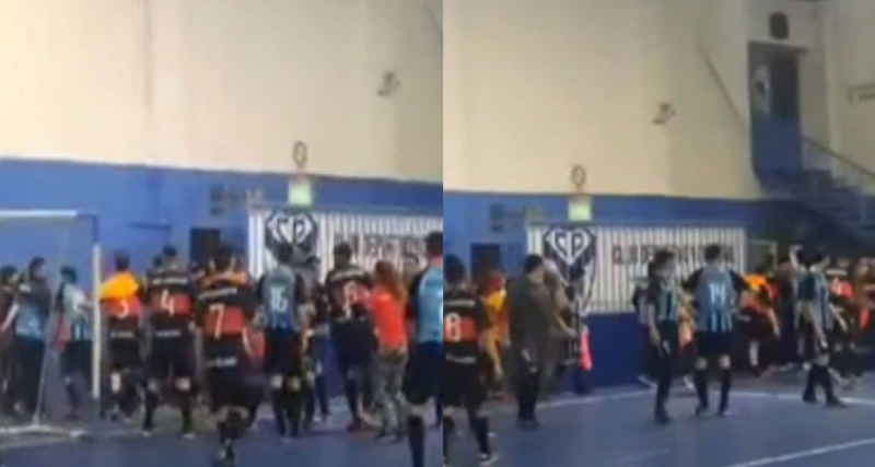 Un espectador apuñaló a un jugador en pleno partido de futsal