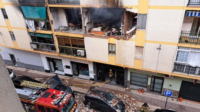 España: terrible explosión en Badajoz