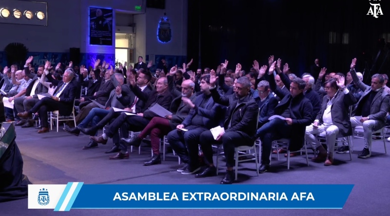 Asamblea en la AFA: se eliminó un descenso de la Liga Profesional