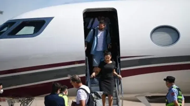 Lionel Messi ya está en Beijing para jugar contra Australia e Indonesia