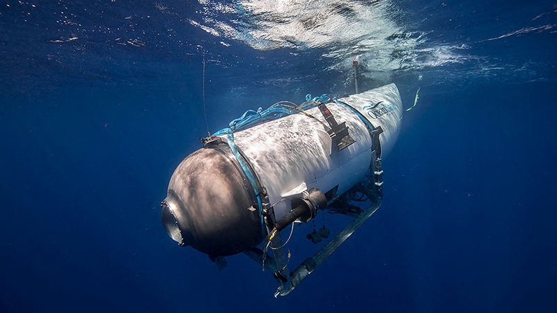 La Marina de Estados Unidos captó una implosión del submarino del Titanic