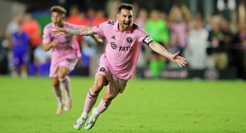 Messi debutó y le dio el triunfo a Inter Miami con un golazo