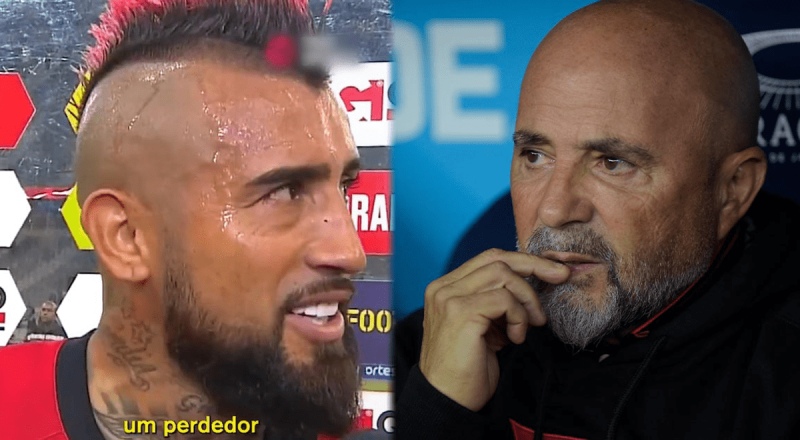 Las explosivas declaraciones de Arturo Vidal contra Jorge Sampaoli: “Un perdedor”