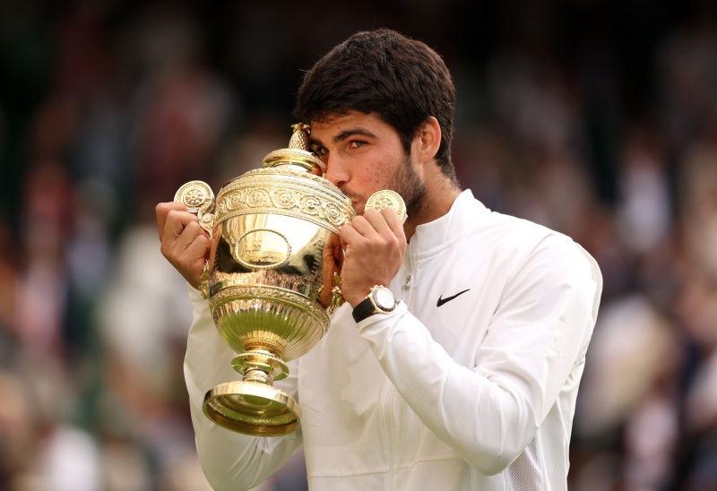 Las publicaciones virales sobre Carlos Alcaraz y su crecimiento en el tenis, tras ganar Wimbledon