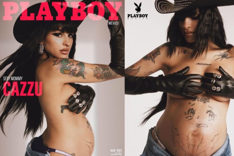 Cazzu en la portada de Playboy