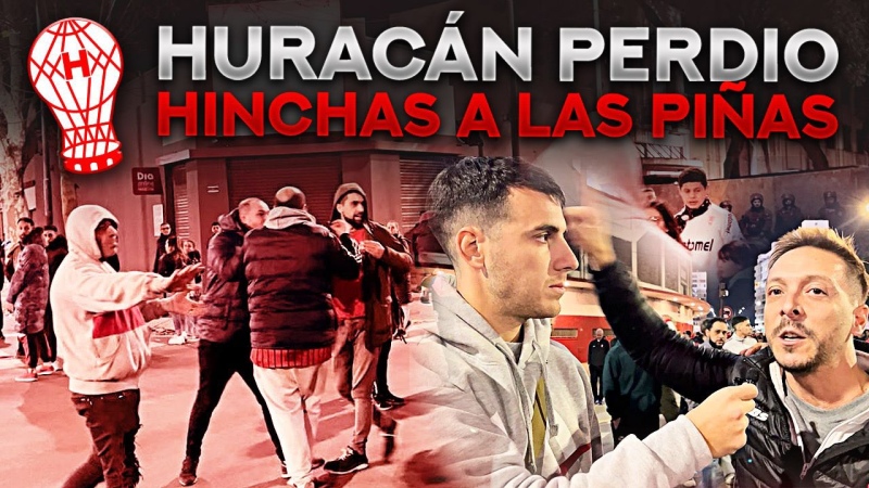 Clima muy tenso en Huracán: piñas entre hinchas y la “barrabrava”