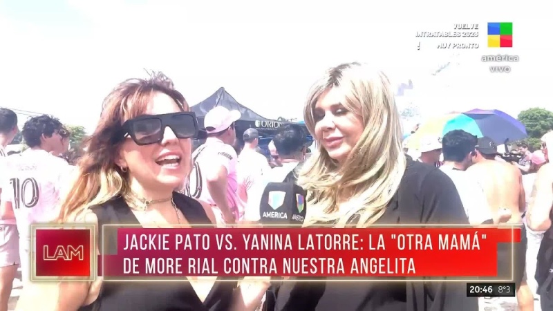 Jackie Pato, ”mamá de More Rial”, a Yanina Latorre: ”Hay algo que se llama karma y puede venir de mis manos”