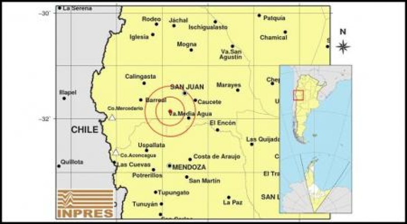 San Juan: se registró un fuerte temblor