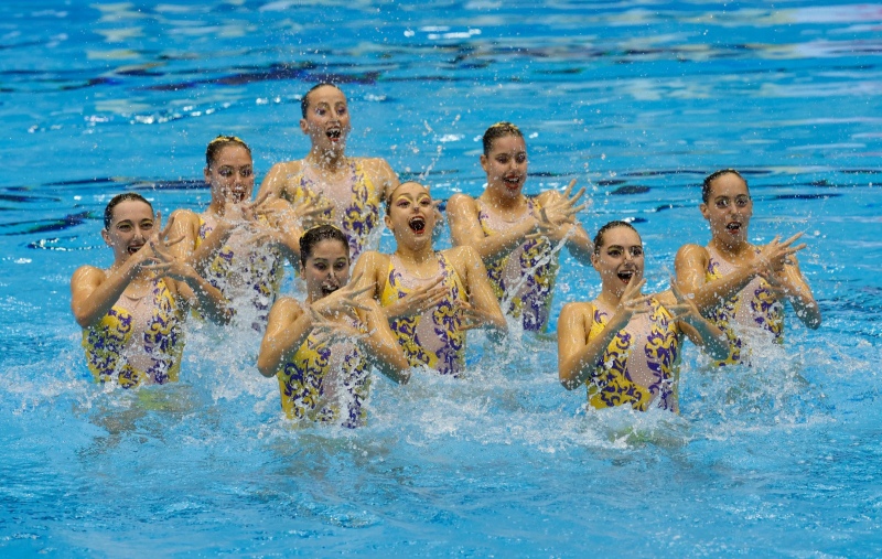 España se consagra campeón mundial en natación artística en rutina técnica