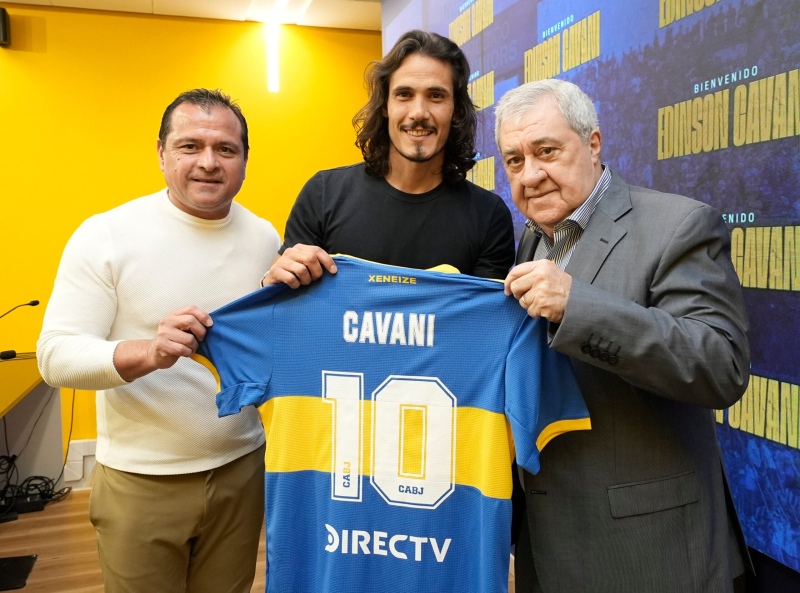 Cavani entrenó por primera vez en Boca: ¿Cuándo debuta?