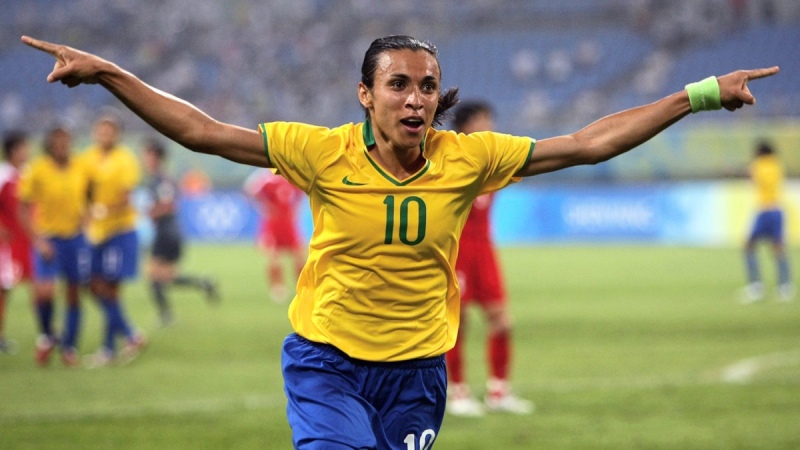 La emoción de Marta, histórica jugadora brasileña, al hablar del fútbol femenino