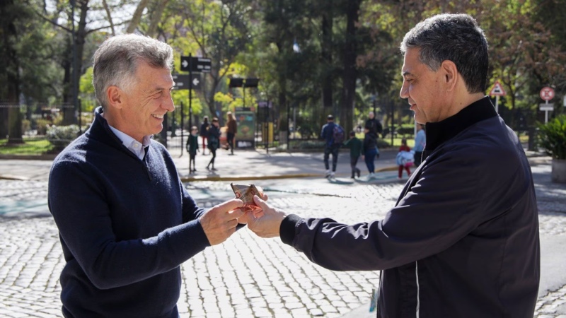 Mauricio Macri recorrió el barrio de Belgrano con Jorge Macri