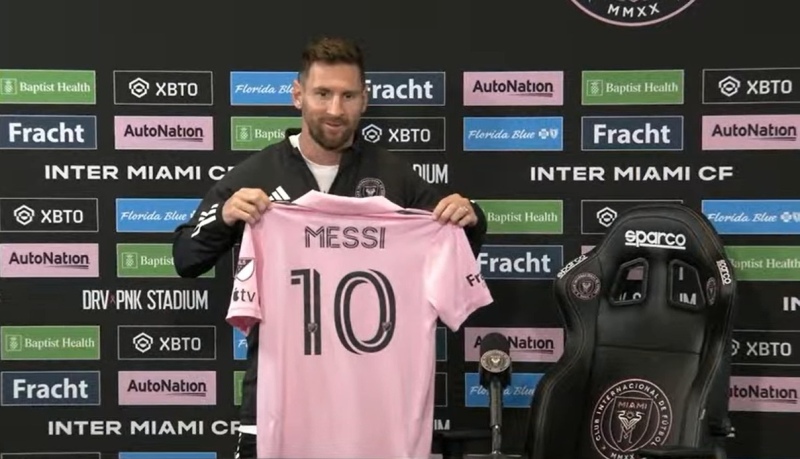 Messi tuvo su primera conferencia de prensa en Inter Miami: ”Estoy muy feliz”