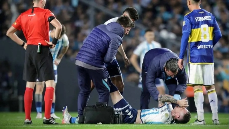 Racing: Moreno sufrió una lesión muscular y estará sin jugar un mes