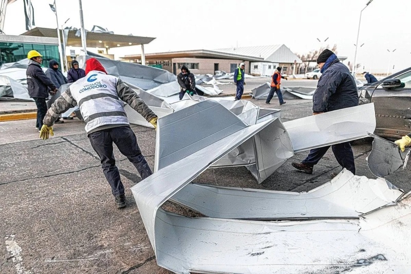 Comodoro Rivadavia: cerca de 200 viviendas quedaron afectadas por el temporal