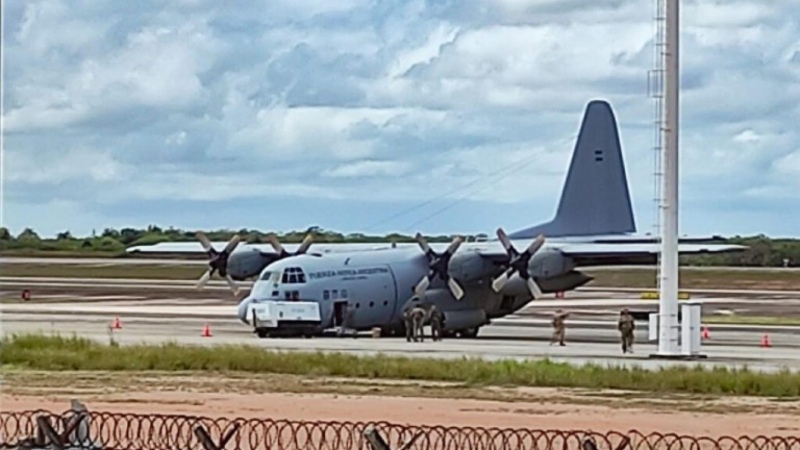 Un Hércules sufrió un incidente y debió ser repatriado desde Brasil