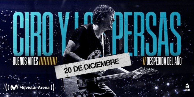 Ciro y Los Persas en el Movistar Arena lanzaron la preventa de