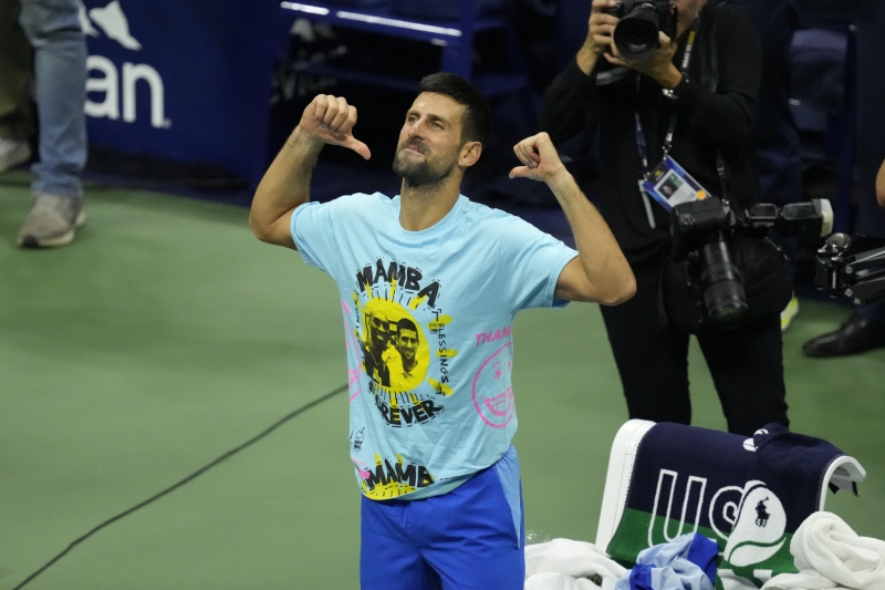 El tremendo homenaje de Djokovic a Kobe Bryant después de ganar el US Open