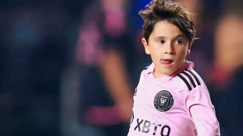 El video de Mateo Messi jugando en las juveniles del Inter Miami