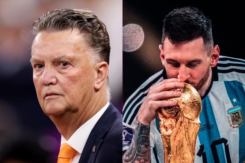 Las polémicas declaraciones de Van Gaal sobre la Selección Argentina, Messi y el título en Qatar