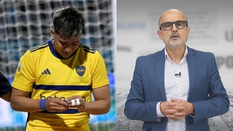 Arcucci hizo un chiste desafortunado sobre la lesión de Zeballos y Boca contestó con un comunicado