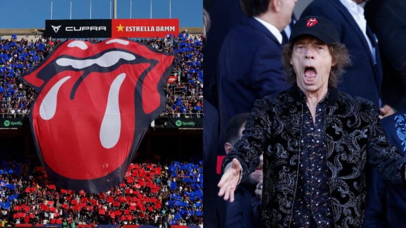 Mick Jagger posteó una foto con la camiseta de Messi