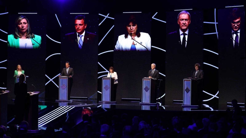 ¿Cuántos puntos de rating hizo el primer debate presidencial?