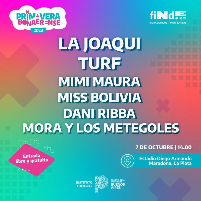 Festival Primavera Bonaerense este 7 de Octubre ¡Entérate de todo acá!