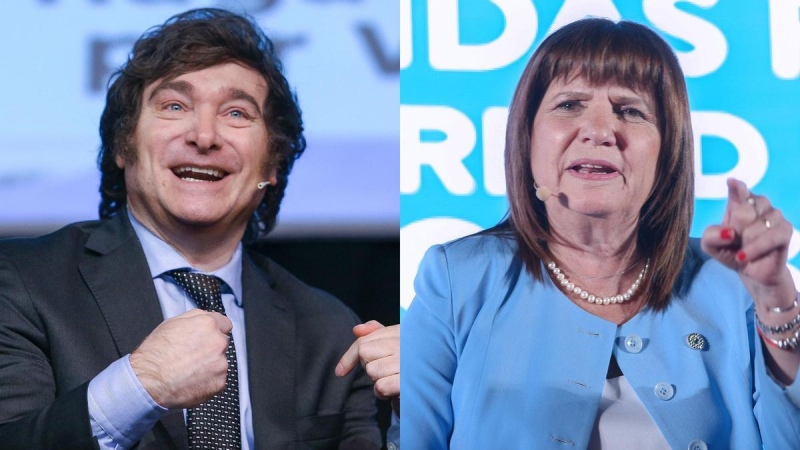 El tweet de Javier Milei tras el anuncio de Patricia Bullrich