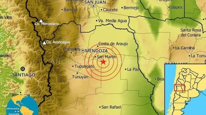 Intenso sismo ocurrió en Mendoza