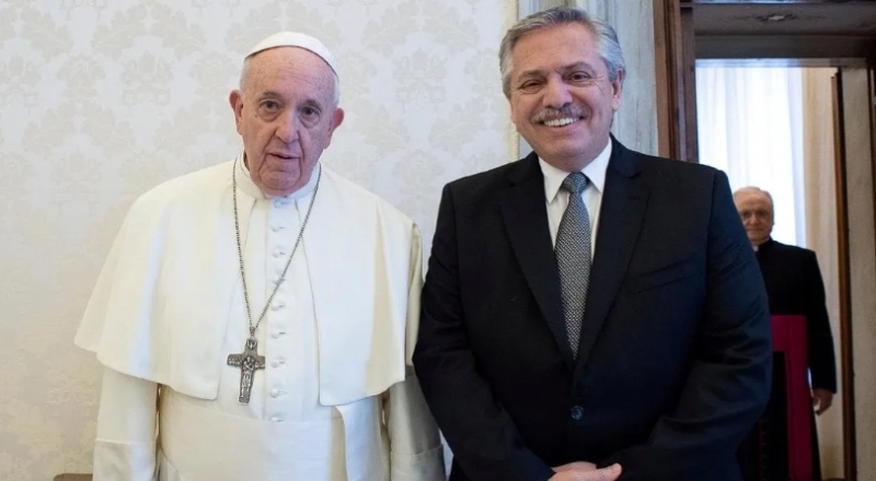 El Papá Francisco recibirá a Alberto Fernández