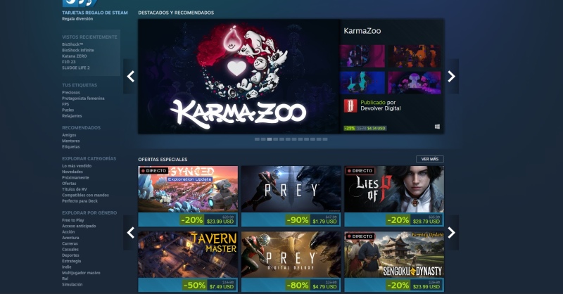 Steam dolarizó sus precios en Argentina y aumentaron entre un 15 y un 2000%