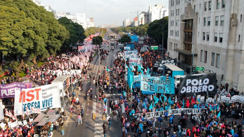 La Unidad Piquetera marchará al Ministerio de Desarrollo Social desde las 10 de la mañana