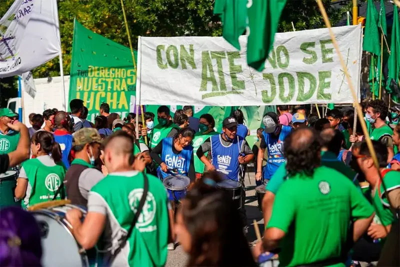 Hoy la ATE hará una movilización: ¿A qué hora y por donde marcharán?