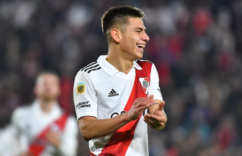 El like del Diablito Echeverri en Twitter sobre su futuro en River