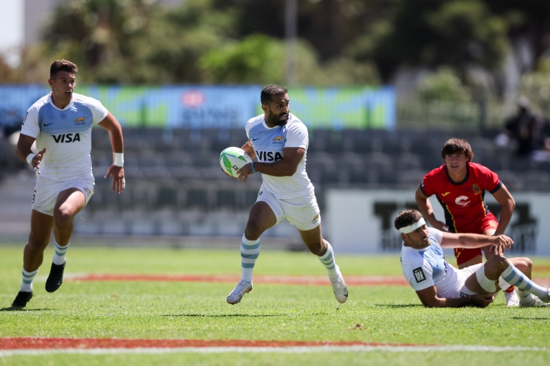 Los Pumas 7s vencieron a Francia y entraron a los cuartos de final en Ciudad del Cabo