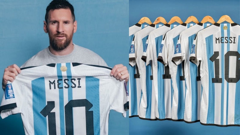 Las camisetas que Messi usó en el Mundial se subastan en millones de dólares: ¿Cuánto valen?