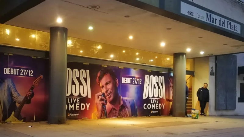 Martín Bossi presenta su ”Live Comedy” en la temporada teatral de Mar del Plata