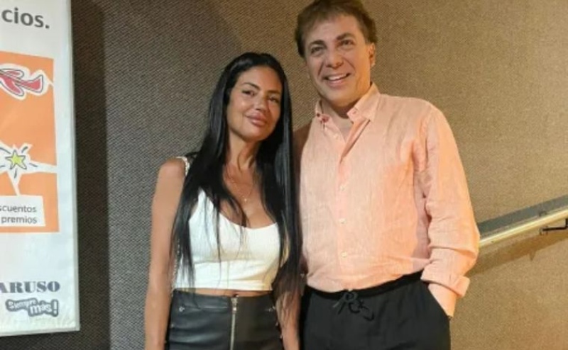 Cristian Castro blanqueó a su novia cordobesa en Carlos Paz