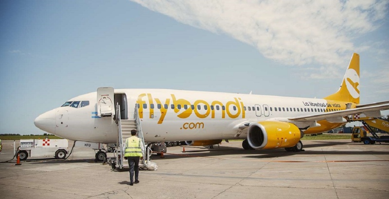 Flybondi comenzó a trabajar la ruta Ciudad de Buenos Aires - Mar del Plata